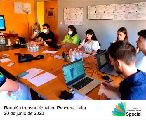 Primo incontro presenziale di SPECIAL: Riunione transnazionale del progetto a Pescara
