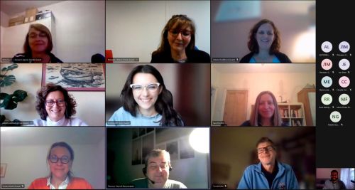 El 16 De Noviembre De 2021 Los Participantes De SEAH Se Reunieron Online Para Una Reunión Del Proyecto