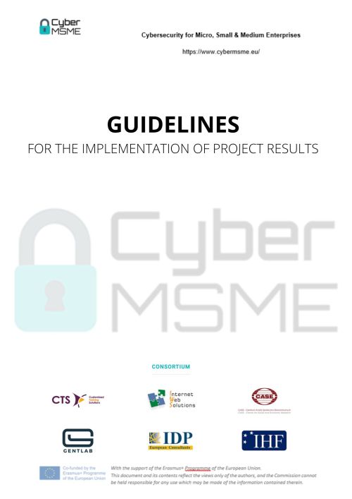 Long-term sustainability and exploitation resources of the CYBER-MSME project: A validation of practices and recommendations from partners’ experience